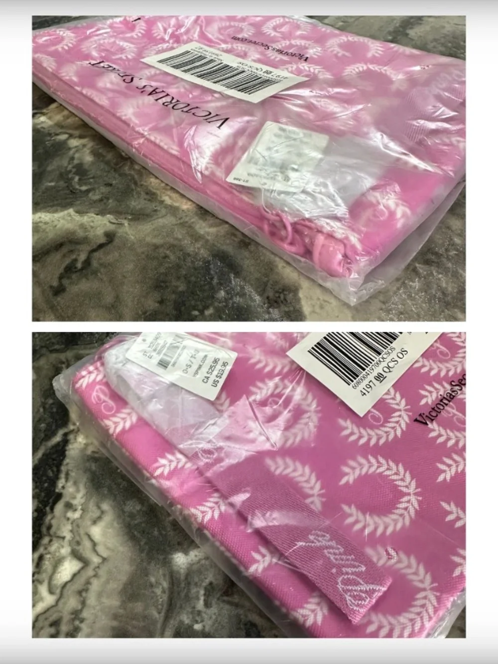 NWT Pink Victoria Secret Cosmetic Zip Pouch